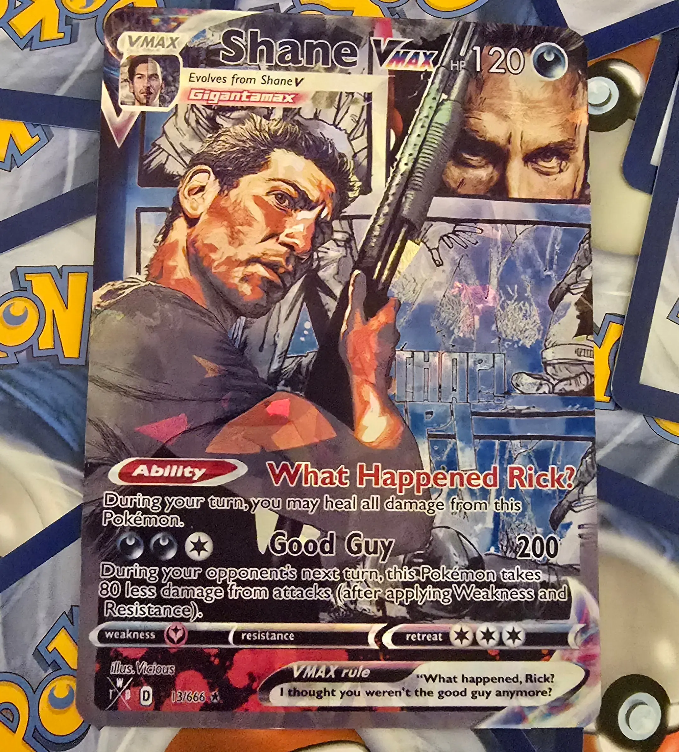 TWD - Shane Pokemon Card - The Walking Dead