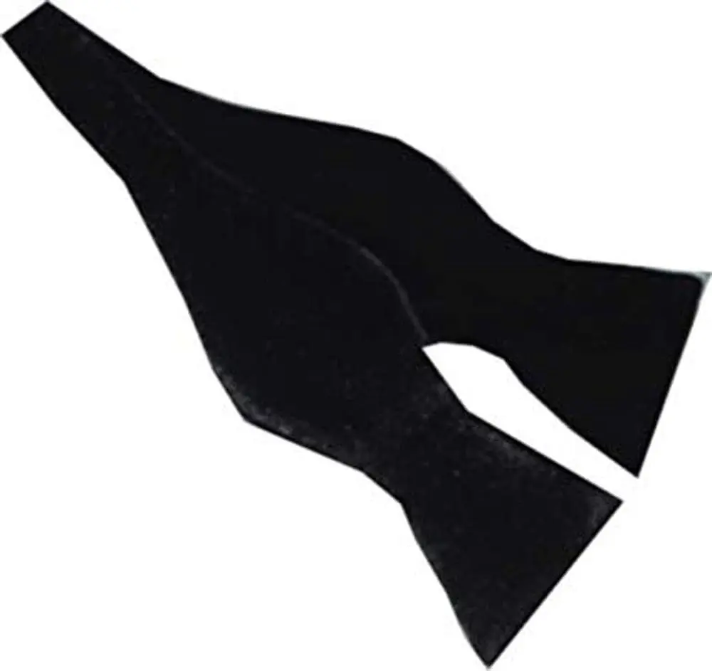 THE LAPEL PROJECT Self Tie Black Velvet Bow tie tuxedo Velvet Bow tie Mens & Womens Adjustable
