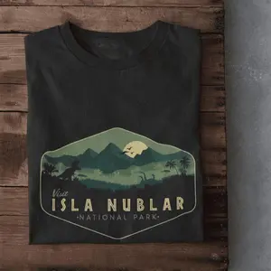 Jurassic Park For Youth Adult Isla Nublar Tshirt, Parody National Park, Trendy Ewok Gifts Men & Women Tee, Endor Forest Streetwear Graphic Shirt