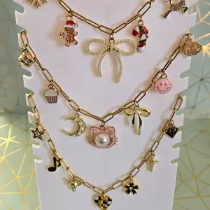 Customizable Charm Necklaces with Over 100 Charm Variants Perfect for Any Occasion Gift Giving Personalized Touch Ideal for Friends Family and Loved Ones