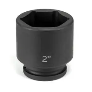 212 MAIN Grey Pneumatic 3056R 0.75 in. Drive x 1.75 in. Standard Alloy Steel High-Torque Socket