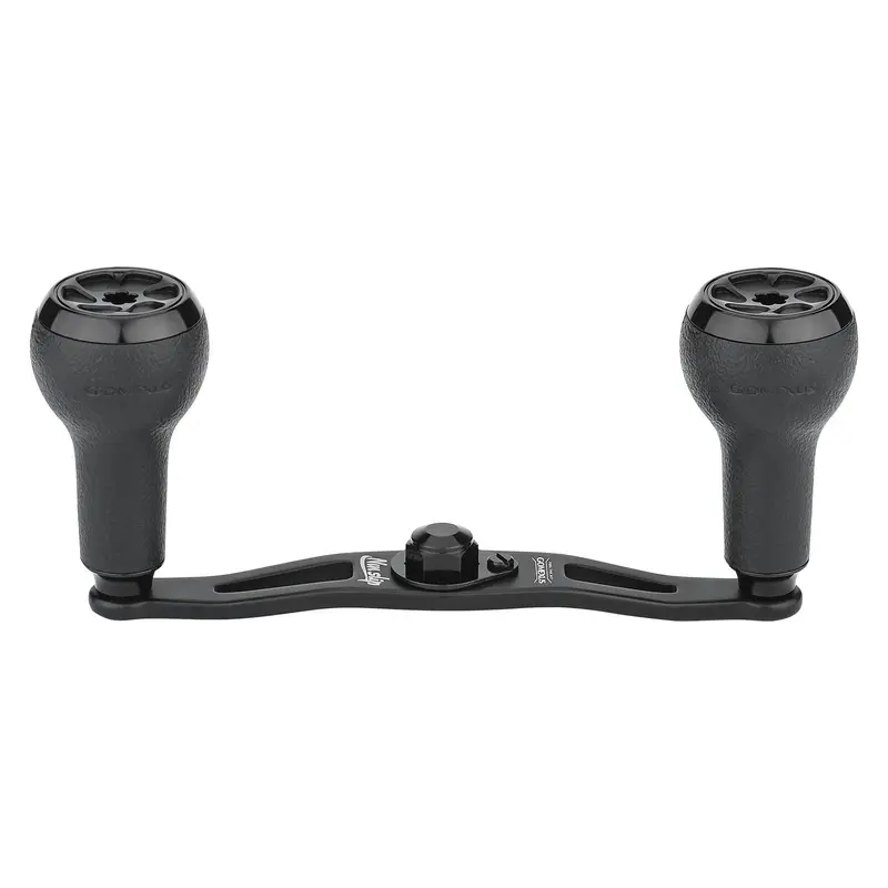 Gomexus MBD-A27 100mm Aluminium Baitcasting Handle, UV Color-Changing TPE Knobs, 4 NMB Bearings, Easy Installation, Non-Slip Grip Improves Hold for Shimano Daiwa Abu Lew’s Fishing Gear