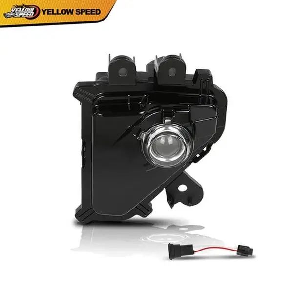 ALLGOOD Left Driver Side Front Bumper Aftermarket LED Fog Light - Single Unit, High Translucency, Heat Resistant, Shock Resistant, Durable Polycarbonate & PP for 2014-2023 Lexus GX460 GX400, Yes