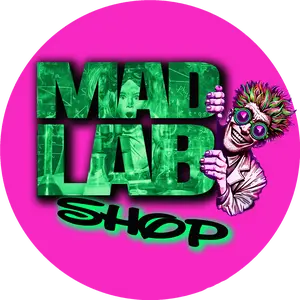 🧪 Mad Lab Logo (Pink Edition) – Decal