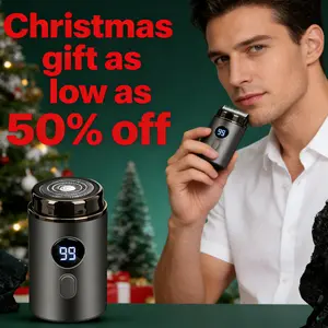 No mess this Christmas—this shaver is washable, so you can clean it right after use