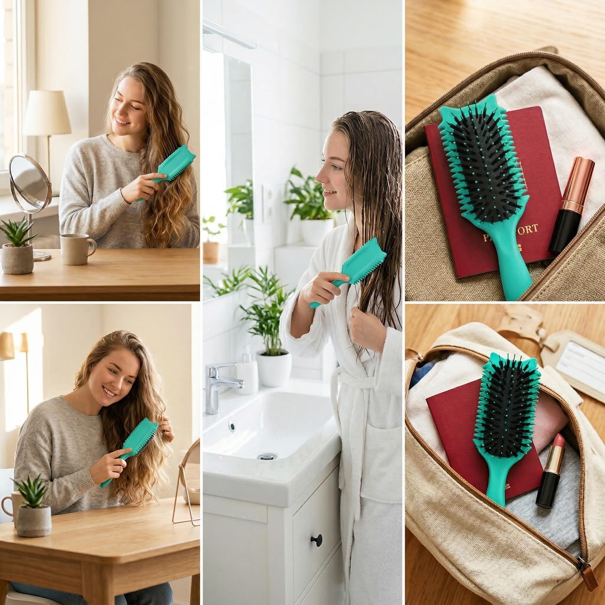 Upgraded Curl Defining Comb , Wide Tooth Detangling Comb for Curly, Wavy & Coily Hair | Anti-Frizz, No-Pull Styling Tool for Men & Women, Perfect for Daily Use, Travel & Natural Hair Care