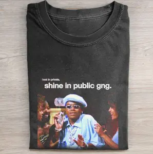 HEAL IN PRIVATE, SHINE IN PUBLIC. GNG. VINTAGE T-SHIRT