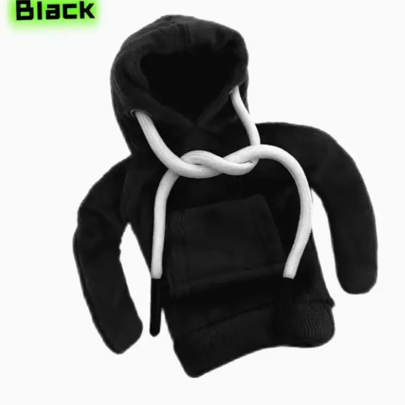 Cute Car Interior Decoration Accessories, Mini Hoodie Shaped Gear Shift Cover, Fun Car Accessory for Vehicle Interior Decor, Automatic Shift Knob, Shift Lever Cover