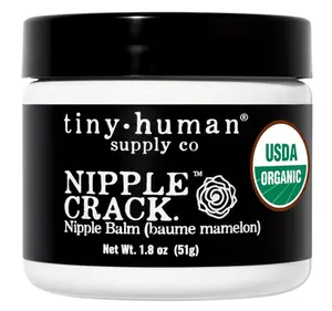 Organic Nipple Cream, Nipple Crack Lanolin Free Nipple Butter, Balm for Breastfeeding Mother, No Need to Wash Off, Safe for Baby and Mama