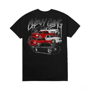 Chevrolet pattern T-shirt Chevrolet Silverado men's pure cotton T-shirt Vintage Chevrolet T-shirt Truck shirt Classic Chevrolet truck casual men's clothing 4X6GFV Men's gift BK-13 Back print