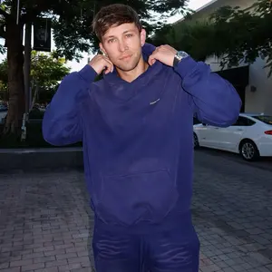 Hoodie+Sweats Set (Navy)