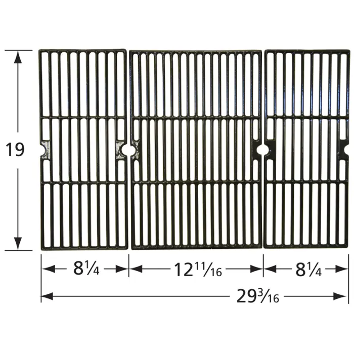 Porcelain Cast Iron Replacement Cooking Grate Set