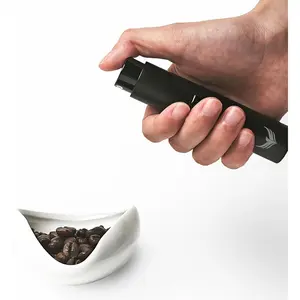 Dosing Cup and RDT Spray Bottle, Ceramic Espresso Dosing Bowl for Single Dose Weighing, Coffee Spritzer Mister, White 25g Capacity, Barista Accessories