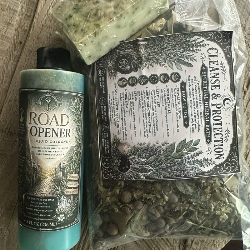 Road Opener Kit, Spiritual Ritual Supply for New Beginnings & Obstacle Removal