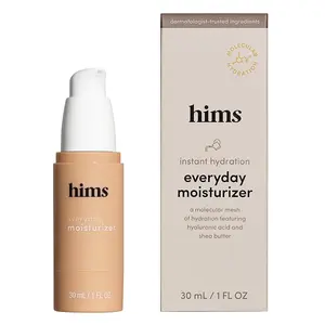 hims Everyday Moisturizer for Men - Lightweight, Hydrating Mens Face Moisturizer with Hyaluronic Acid and Shea Butter - 1 pack