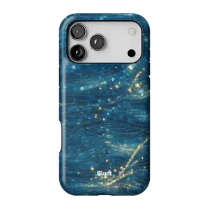 Siren iPhone Case – Blue Ocean Wave Aesthetic Phone Cover by Blunt | Luxury Protective MagSafe Case for iPhone 11–17 Pro & Pro Max | Free Gift