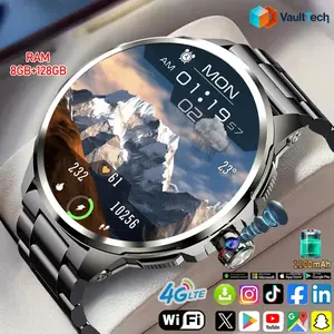 5G/4G Full Netcom 8GB+128GB RAM Smart Watch 1.95 inch 720*720 AMOLED 2100mah Battery 900W Camera GPS WIFI Google APPS Smartwatch