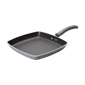 Mainstays 11 in Square Non-Stick Aluminum Griddle Pan
