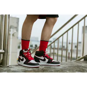 5 piece of Jingxin High Elastic Compression Cuff Socks - 3D Knit Snug Fit Athletic Socks with Arch Support,Odor Resistant,Moisture Wicking