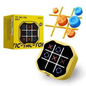 GiiKER Original Tic Tac Toe Bolt Game,  3-in-1 Handheld Puzzle Game Console, Portable Travel Games, Birthday Gifts for All Ages