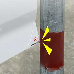 Amg Transparent Silicone Door Corner Protector, Durable Non-Deforming, Anti-Collision, Scratch Resistant, Easy Removal, Car Protection Accessory