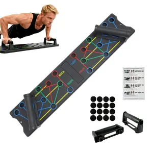 Foldable Push-Up Board for Abdominal and Chest Muscle Training, Portable Home Exercise Equipment, Compact Fitness Gear