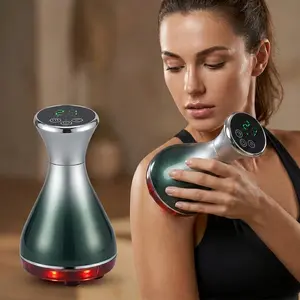 Professional Handheld Massager forWeekly DealsMuscle & Lymphatic Support - RechargeableDevice with Heat & Vibration for Full-Body Care onNeck, Back, Arms, Waist, Belly & Legs, PortableWhite Gift