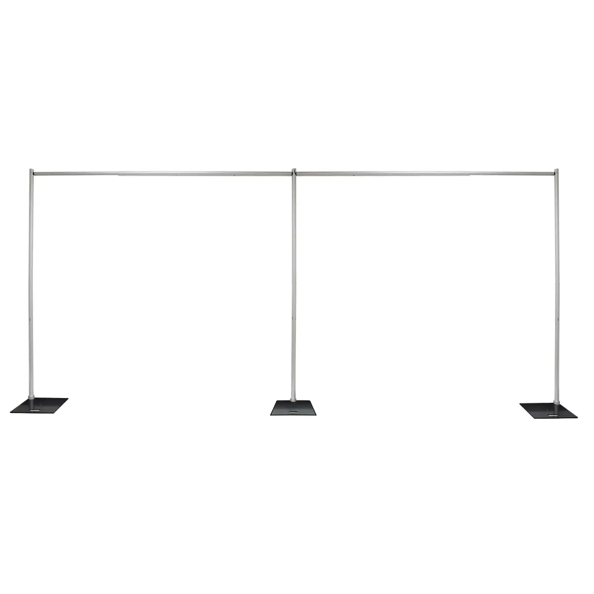 212 MAIN VIP Crowd Control Pipe & Drape Set, 8x20ft Aluminum Frame, Tool-Free Room Divider, Fixed