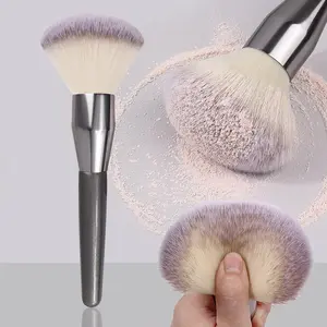 Large Loose Powder Brush, 1 Count Soft Cosmetic Brushes, Setting Powder Brush, Multifunctional Soft Makeup Brush, Professional Facial Makeup Tool for Women & Girls