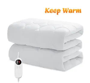 JUSTLET Electric Heated Mattress Pad | Dual Heating Zone | Queen Size | Auto Shut-Off