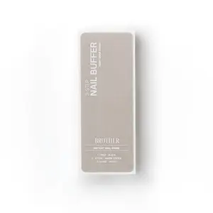 Brother Cosmetics Buff Buddy - Korean Style Nail Care Buffer - Instant Glass Shine, Healthy Natural Nails in Seconds, High Gloss Finish For Men and Women