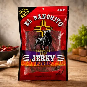 BIG SALE 2026 !!! FUEGO El Ranchito Crunchy Beef Jerky Net Wt. 2 oz