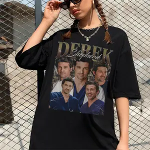 Limited Derek Shepherd Vintage T-Shirt, Graphic Unisex T-Shirt, Gift For Women And Man Unisex T-Shirt, Unisex Vintage Bootleg Gift Retro