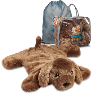 Weighted Lap Blanket for Kids & Adults – Kids Weighted Blanket – ASD, Sensory Processing Weighted Stuffed Animals Dog Toy – Microwavable Weighted Lap Pad for Kids, 5 Lbs