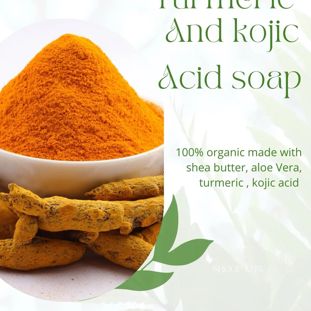 tumeric and kojic  acid  Acne Skincare
