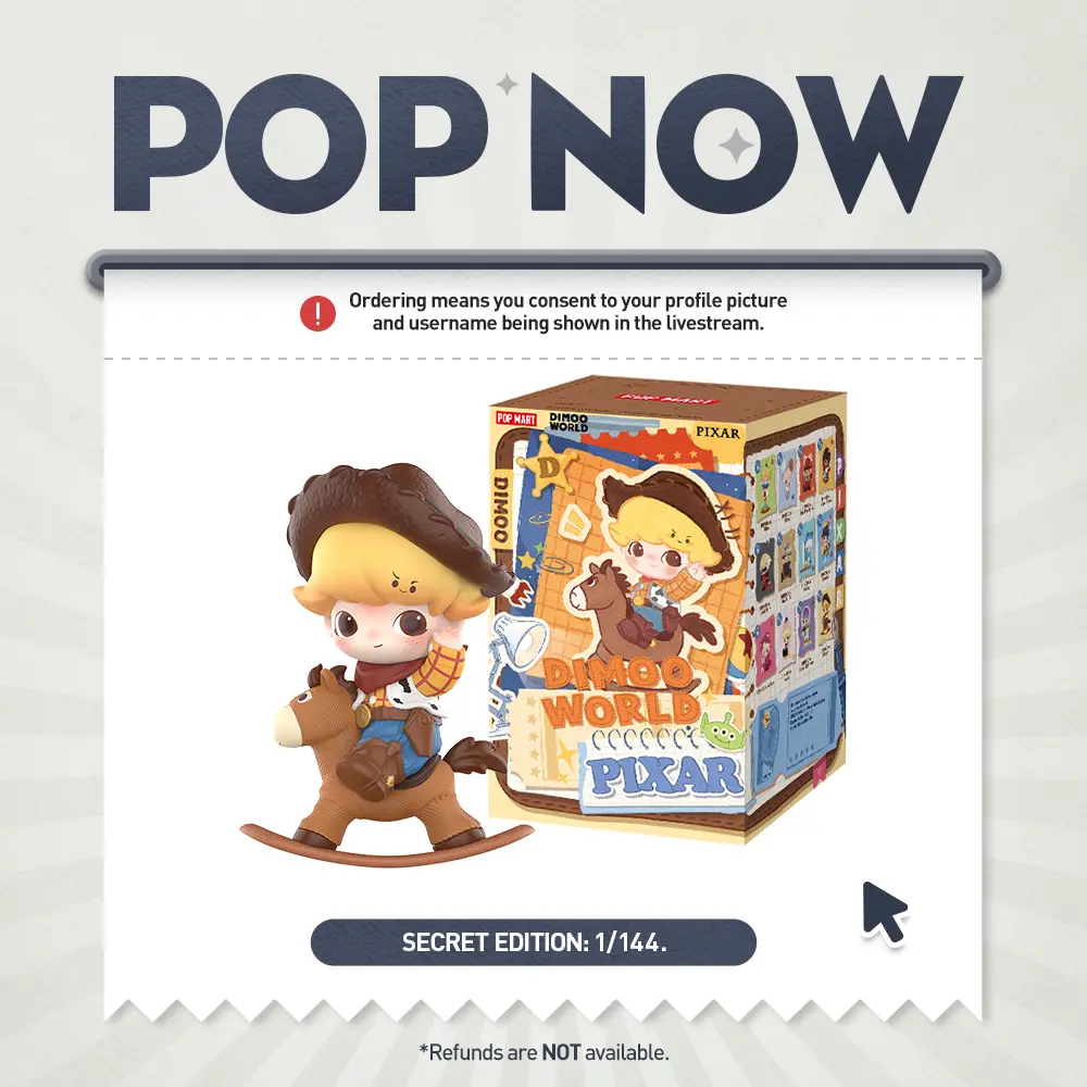 [POP NOW] POP MART DIMOO WORLD × PIXAR Series Figures Blind Box