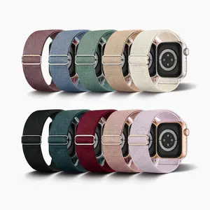 10-Pack Stretchy Solo Loop Elastic Sport Bands for Apple Watch (38/40/41/42/44/45/46/49mm) - Water-Resistant Wearable Accessories for iWatch Series 11-10,9-8,7-6,5-4,3,SE,Ultra (Men & Women)
