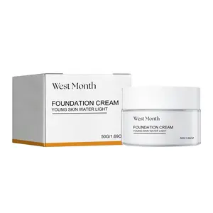 West Month Moisturizing Concealer Cream Natural Fit Non-Greasy Brightening Skin Tone Concealer Moisturizing Cream