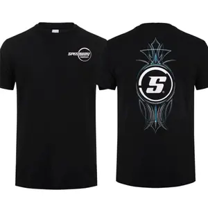 Speedway Racing Men's T-Shirt – Premium Cotton Tee Detailed Engine Art Perfect for Fans & Muscle Car Enthusiasts Classic Menswear