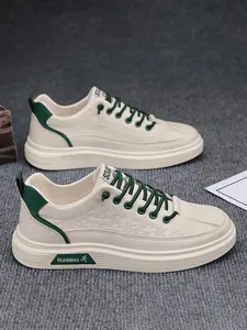 Men's Casual Lace Up Athletic Sneakers, Fashionable Comfortable Non-slip Sneakers for Outdoor Walking, Hiking, Jogging, All-match Commuter Shoes for Daily Wear