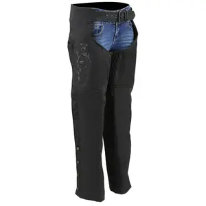 Milwaukee Leather Premium Textile Motorcycle Riding Chaps for Women Bikers