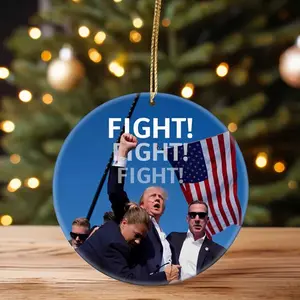 Trump Ornament, Trump Failed Attempt Ornament, Christmas trump Ornament