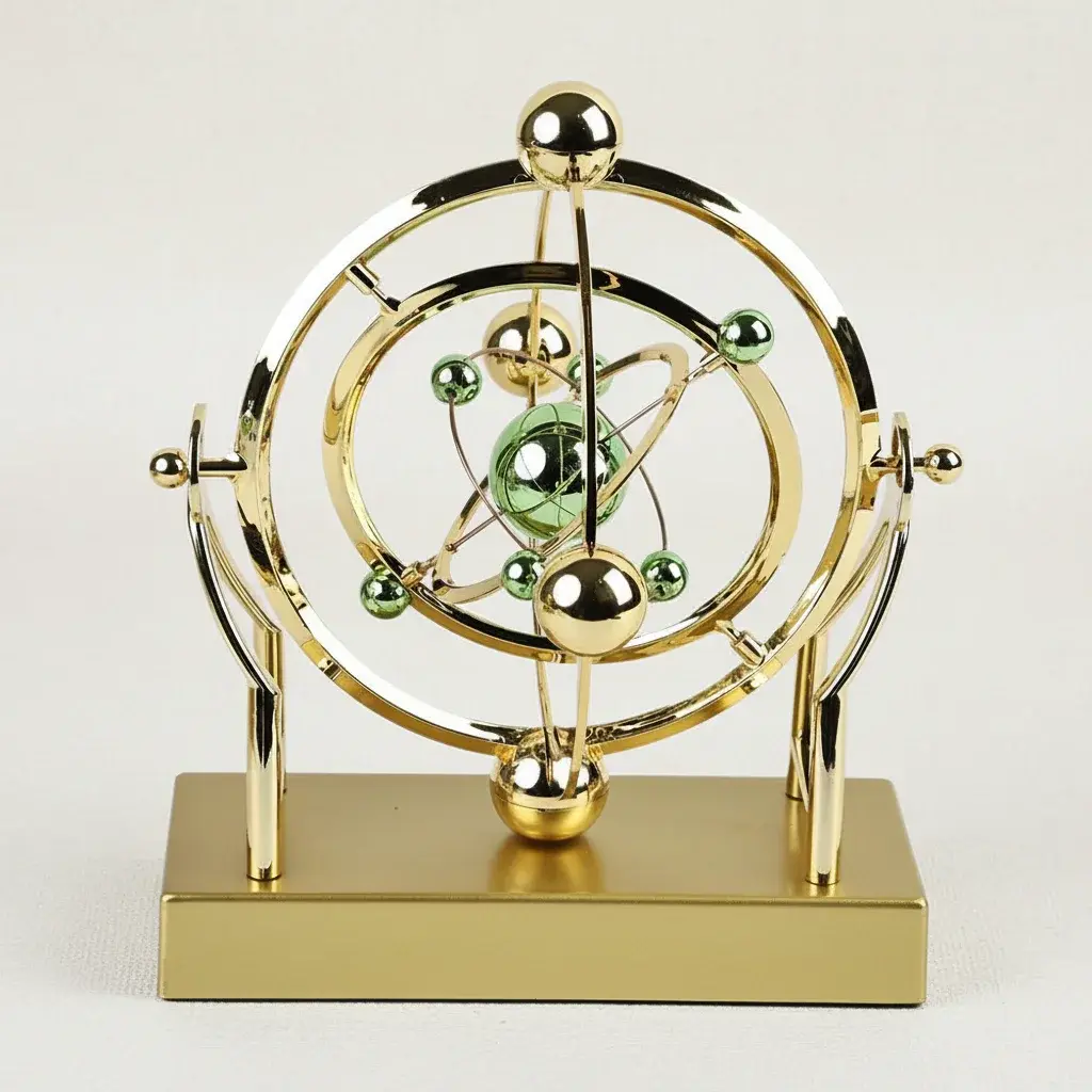 Celestial Orbit Pendulum Perpetual Motion Machine Kinetic Art Desk Decor Astronomy Model Craft Home Office Table Ornament Gift