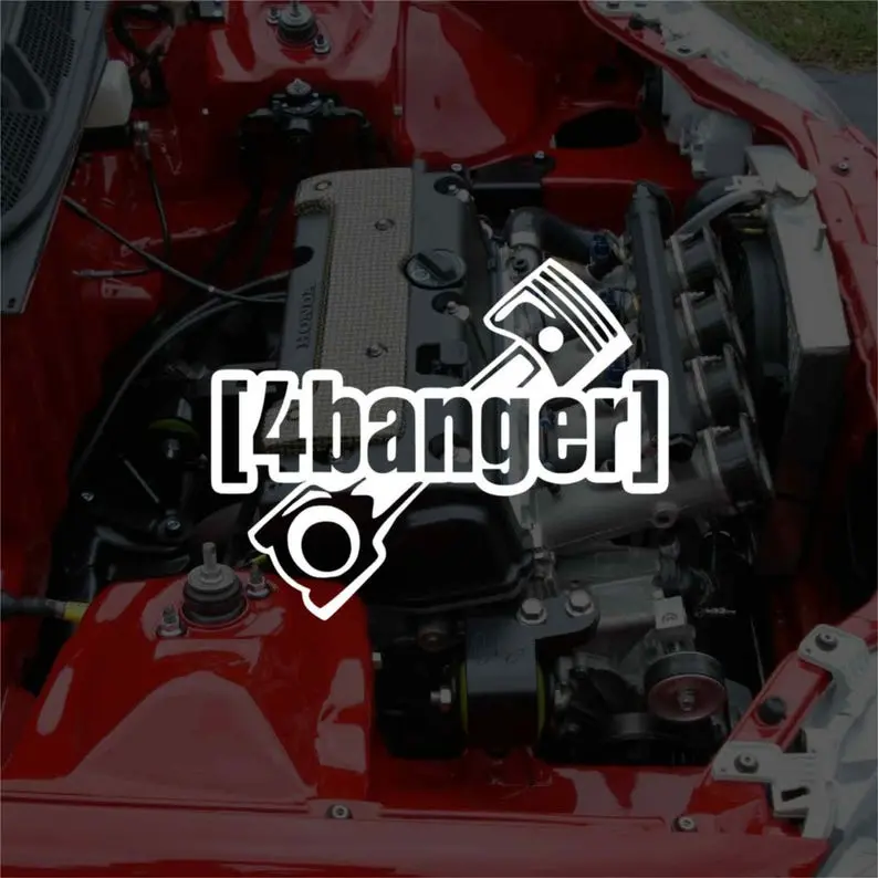 4 Banger vinyl decal sticker JDM