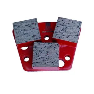 3 Segment Trapezoid Diamond Grinding Shoes Fit Diamatic/Sase 16/20 Grit