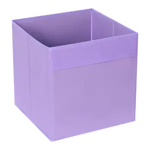 REGALWOVEN Fabric  Storage Cube, Storage Bin for Shelves Closet, Collapsible Storage Basket for Organizing Clothes Books