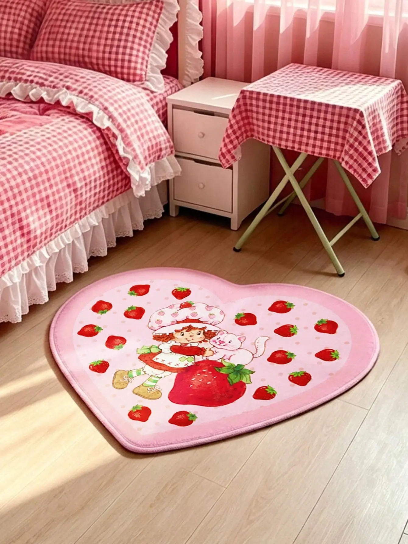 Strawberry Shortcake 1 Piece  Decorative Carpet