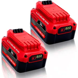 High quality Upgrade 2-Pack 3.0AH/6.0Ah/8.0AH Batteries Replacement for Craftsman 20V Battery Compatible with Craftsman CMCB205 CMCB204 CMCB206 CMCB202 CMCB201 20V Cordless Power Tools