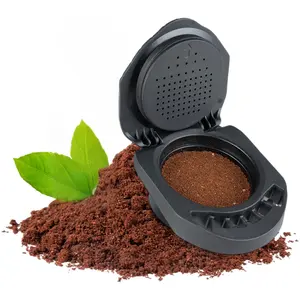 Reusable Capsule Adapter for Dolce Gusto, Replaceable Coffee Capsule Converter, Coffee Brewing Accessories, 41mm Press Cap and Adapter Stand, Fits Piccolo XS/genio S/edg 305