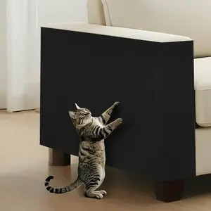 Self-Adhesive Cat Scratching Board, Durable Polyester Fiber, Multi-Functional Pet Interactive Climbing Frame, Wall and Furniture Protection, Vertical Scratcher